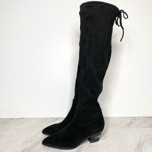Blondo Black Suede Over the Knee Boot 6M